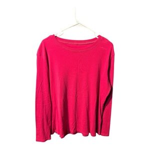 Pink Relaxed Long Sleeve Shirt